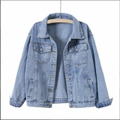 Jaqueta jeans grande de alta qualidade