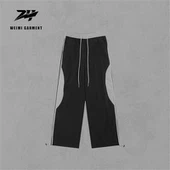 Calça de moletom Pachwork preta 100% algodão