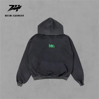 Moletom lavado com ácido streetwear no atacado